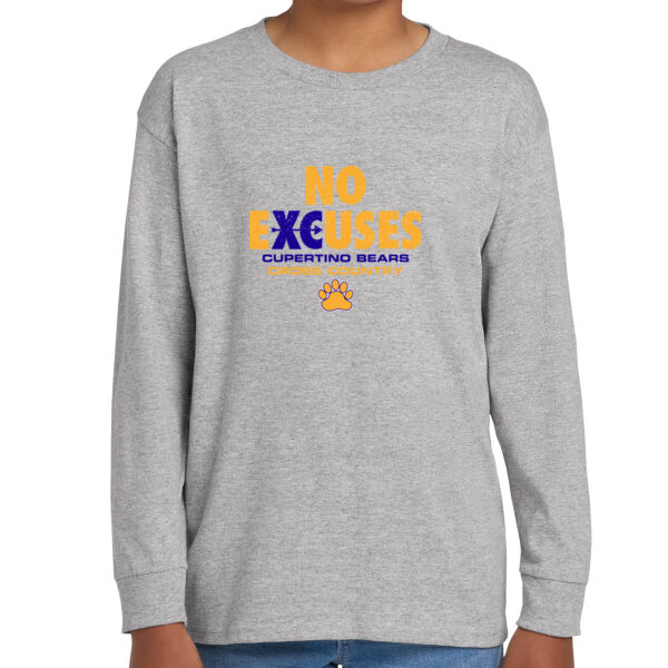 Cupertino Cross Country Youth Heavy Cotton 100% Cotton Long Sleeve T Shirt Thumbnail