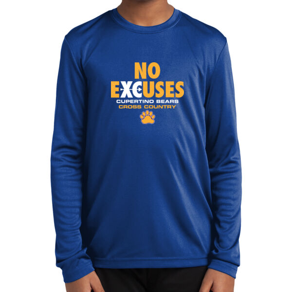 Cupertino Cross Country Youth Long Sleeve PosiCharge Competitor Tee Thumbnail