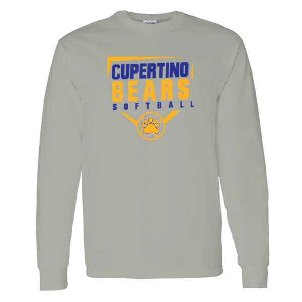 Cupertino Softball Heavy Cotton 100% Cotton Long Sleeve T Shirt Thumbnail