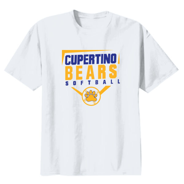 Cupertino Softball Youth Heavy Cotton 100% Cotton T Shirt Thumbnail