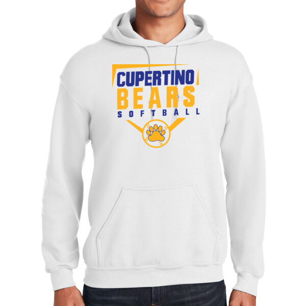 Cupertino Softball Heavy Blend Hooded Sweatshirt Thumbnail