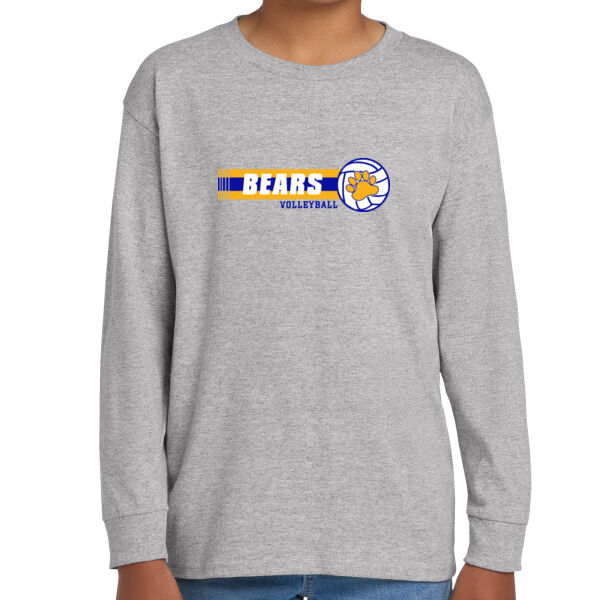 Cupertino Volleyball Youth Heavy Cotton 100% Cotton Long Sleeve T Shirt Thumbnail