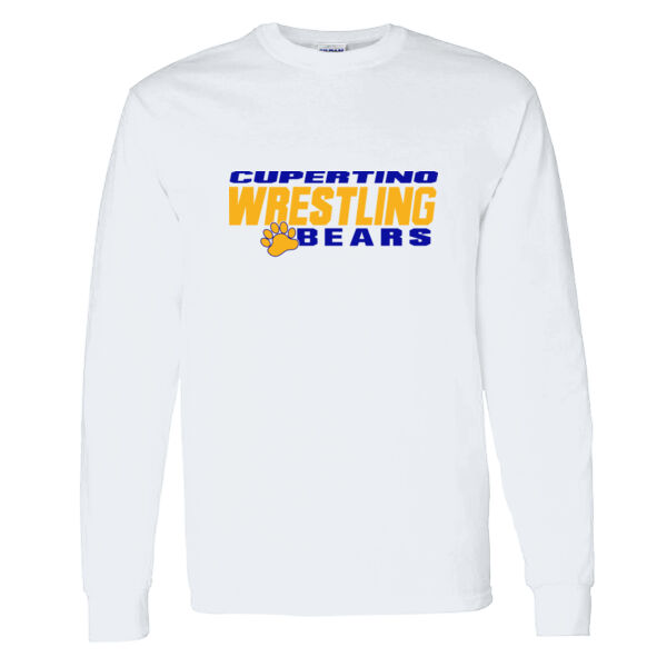 Cupertino Wrestling Heavy Cotton 100% Cotton Long Sleeve T Shirt Thumbnail