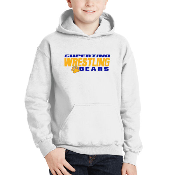 Cupertino Wrestling Youth Heavy Blend Hooded Sweatshirt Thumbnail
